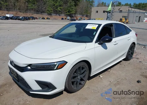 2024 Honda Civic Sport z USA, uszkodzony, nr VIN 2HGFE2F57RH532687